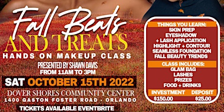 Fall Beats and Treats Hands on Makeup Class primary image