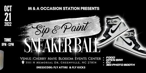 Sip & Paint Sneaker Ball