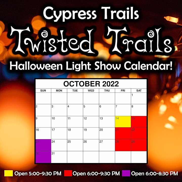 Twisted Trails Halloween Light Show image