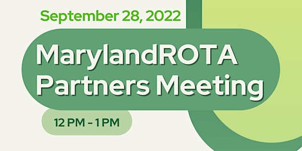 ROTA September Partners Meeting