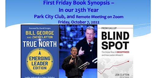 First Friday Book Synopsis, October 7, 2022