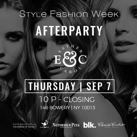 Style Fashion Week After Party 9/7