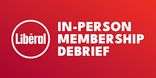 In-Person Membership Debrief