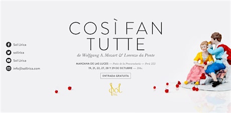 Imagen principal de Così fan tutte, de W. A. Mozart - Sol Lírica