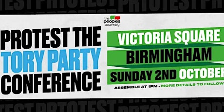 East London Buses to Birmingham - Protest the Tory Party Conference