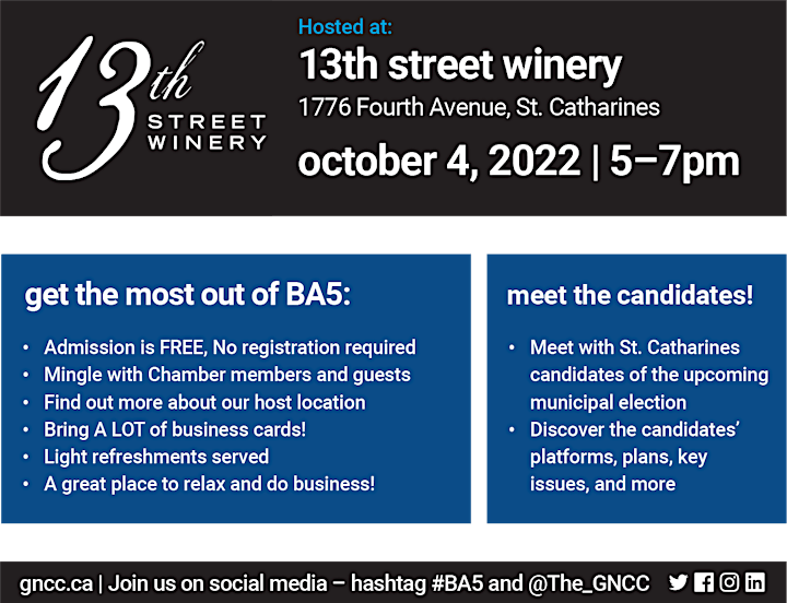 October Business After 5 and Candidate Meet & Greet image