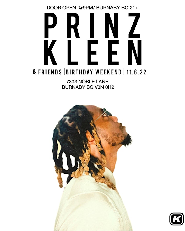 KLEEN PRINZ & FRIENDS - Live at the Kings Crossing  (Nov 6 - BDAY WEEKEND) image