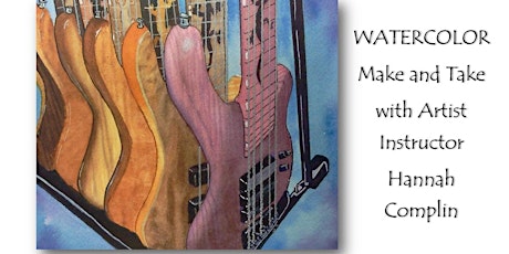 Paint A MUSICAL INSTRUMENT in Watercolor Make & Take
