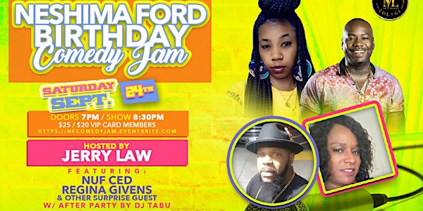 MARINA LOUNGE New Comedy Series 2 Feat: NESHIMA FORD, Host JERRY LAW & More