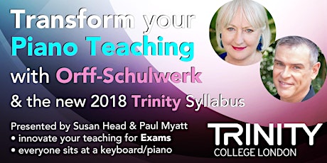 Transform Your Piano Teaching with Trinity & Orff primary image