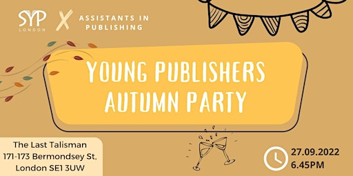 Young Publishers Autumn Party