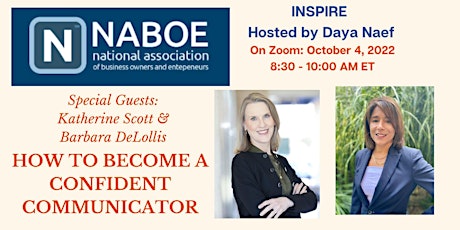 NABOE INSPIRE with Daya Naef: Become a Confident Communicator!