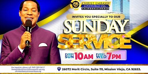 Sunday church service primary image