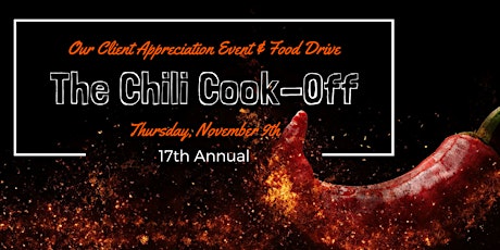 Chili Cook-Off & Food Drive - Client Appreciation Event 2017 primary image