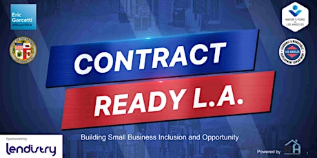 Imagen principal de SEPT 24th:  CONTRACT READY LA (Powered by Rambo House and Lendistry)