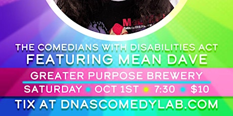 Greater Purpose Comedy:   Comedians With Disabilities Act