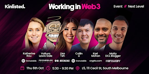 Working in Web3 // Melbourne IRL
