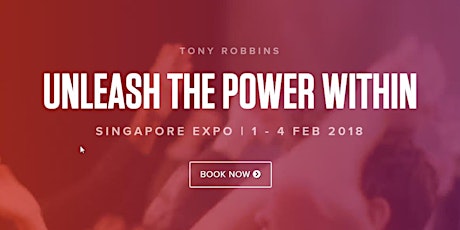 TONY ROBBINS UNLEASH THE POWER WITHIN Singapore primary image