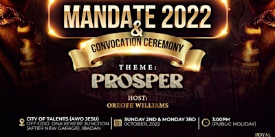 COT Mandate 2022 and Convocation Ceremony