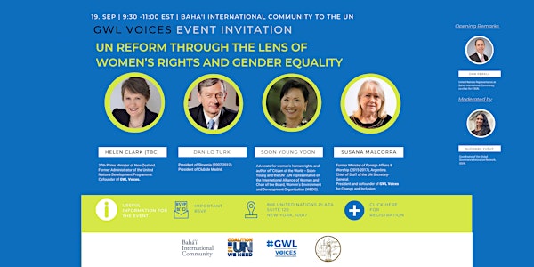 UN Reform through the lens of women’s rights and gender equality