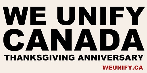 We Unify Thanksgiving Anniversary