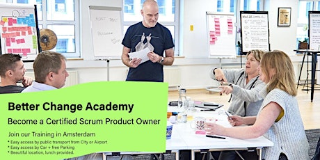 Certified Scrum Product Owner training