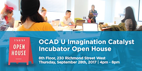 Imagination Catalyst - Startup Open House 2017 primary image