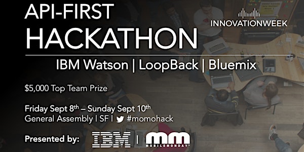 INNOVATION WEEK - API-First Hackathon - Watson | LoopBack | Bluemix