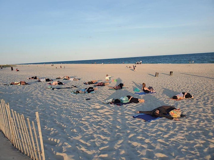 September Robert Moses Sunset Beach Yoga image