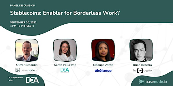 Panel Discussion: Stablecoins: Enabler for Borderless Work?