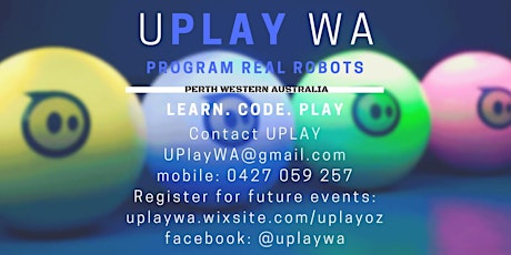 UPlayWA Term 4 Code Using Robots Workshops (4 week program) primary image