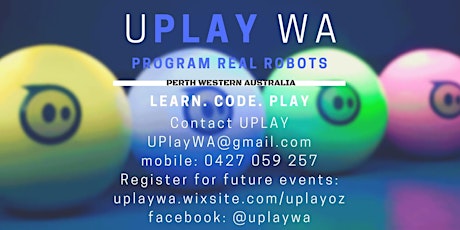UPlayWA Code Using Robots-School Holiday (3&4 October) primary image