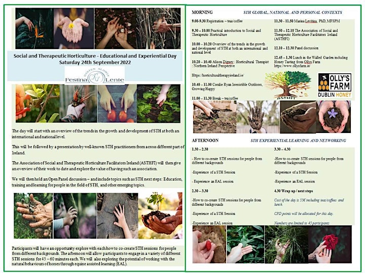 Social & Therapeutic Horticulture -  Educational Day image
