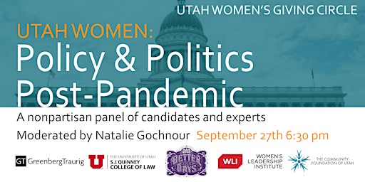 Panel - Utah Women: Policy & Politics Post-Pandemic