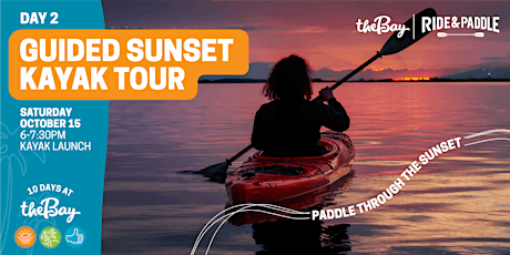 Ride and Paddle at The Bay: Sunset Tour