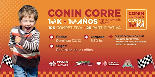CONIN CORRE 10 AÑOS - 10K