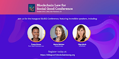 The Algorand Foundation Blockchain Law for Social Good Conference