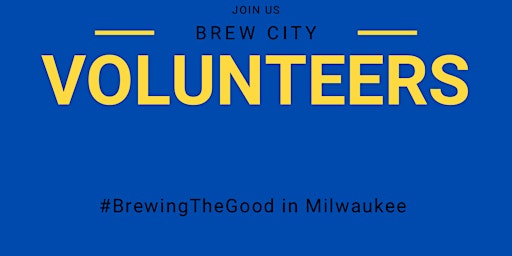 Brew City Volunteer Event October 15