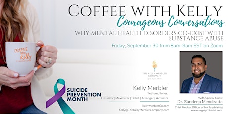 Coffee with Kelly- Suicide Prevention Month