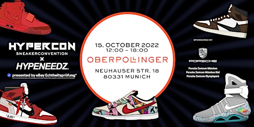 HYPERCON Sneakerconvention X HYPEENEDZ at Oberpollinger Munich