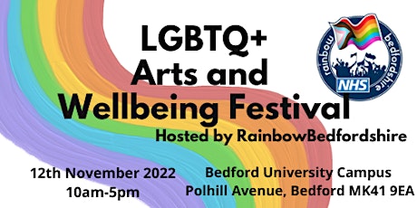 LGBTQ+ Arts and Wellbeing Festival hosted by Rainbow Bedfordshire
