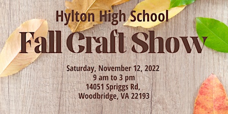 Hylton High School Fall Craft Show