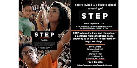 STEP Movie Screening - The Society for Girls, Inc. primary image