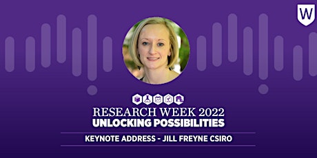 Keynote Address: Dr Jill Freyne, Deputy Chief Scientist, CSIRO primary image