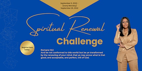 Spiritual Renewal Challenge