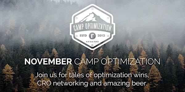 November Camp Optimization Meet-Up