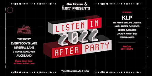 LISTEN IN OFFICIAL AFTER PARTY FT KLP + TIM PHIN & SPECIAL GUESTS