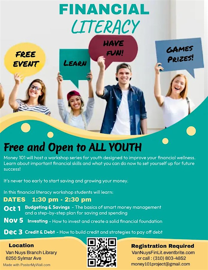 Van Nuys Branch Library - Youth Financial Literacy Workshop image