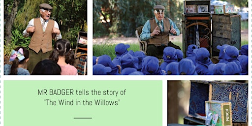 Hauptbild für October School Holidays- Mr. Badger tells The Wind in the Willows