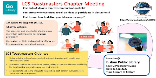 Life Communication Skills Toastmasters September Chapter Meeting